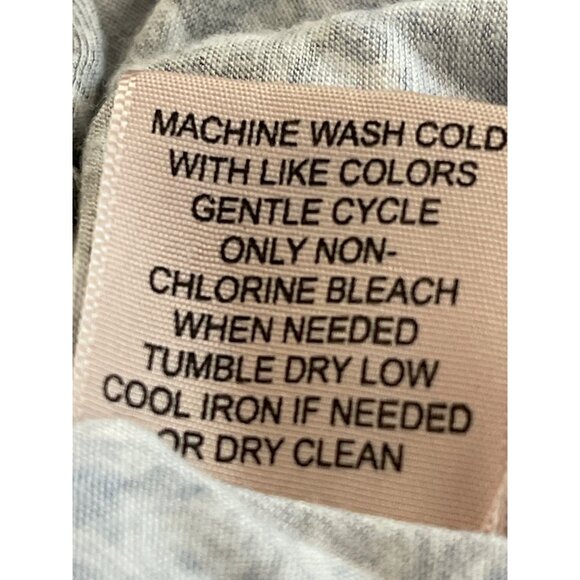 Philosophy Woman Republic Clothing 2X Blue & White 3/4 Sleeve Shirt Made In Viet - Picture 5 of 6